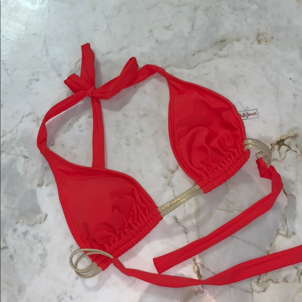 Luli Fama Bikini Top; size Small